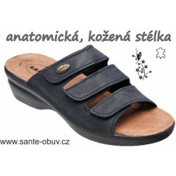 Santé PO/5144 Pantofle černé dámská obuv - Nejlepší Ceny.cz