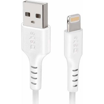 SBS TECABLEUSBIP5289W USB/Lightning MFI, 2m, bílý – Zbozi.Blesk.cz