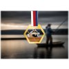 Sportovní medaile Akrylátová medaile Rybář Zlatá