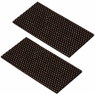 Walteco Filcový přířez s protiskluznými body 50x100mm, samolepicí, hnědý Množství: 2 ks , 85193 – Zboží Mobilmania