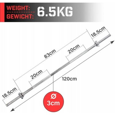 KOKISKA rovná osa 180 cm 5 mm 5 kg – Hledejceny.cz