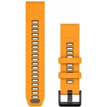 Garmin řemínek QuickFit 22, silikonový, Spark Orange/Graphite 010-13392-01 – Zboží Živě