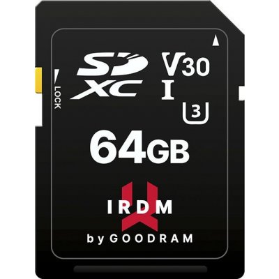Goodram SDXC UHS-I U3 64 GB IR-S3A0-0640R12 – Zboží Mobilmania