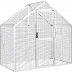 vidaXL Voliéra 179 x 100 x 185 cm hliník – Zboží Dáma