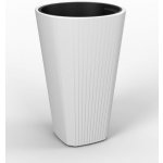 LAMELA květináč MUZA rozměr 390 x 390 mm výška 610 mm bílý – Sleviste.cz