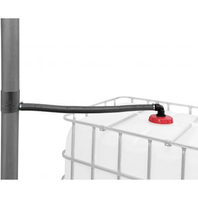 Vodafree Sada sběrače vody pro IBC Gustav 100 mm Průměr horního víka nádrže: 225 mm 2 m černá – Zboží Mobilmania
