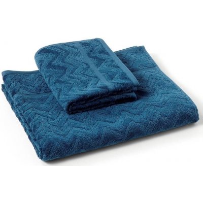Missoni Home REX malý ručník na ruce 40 x 70 cm modrý