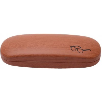 pouzdro na brýle imitace dřeva světle hnědé – Sleviste.cz