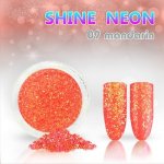 Neónový glitrový prášok 09 shine neon mandarin – Hledejceny.cz