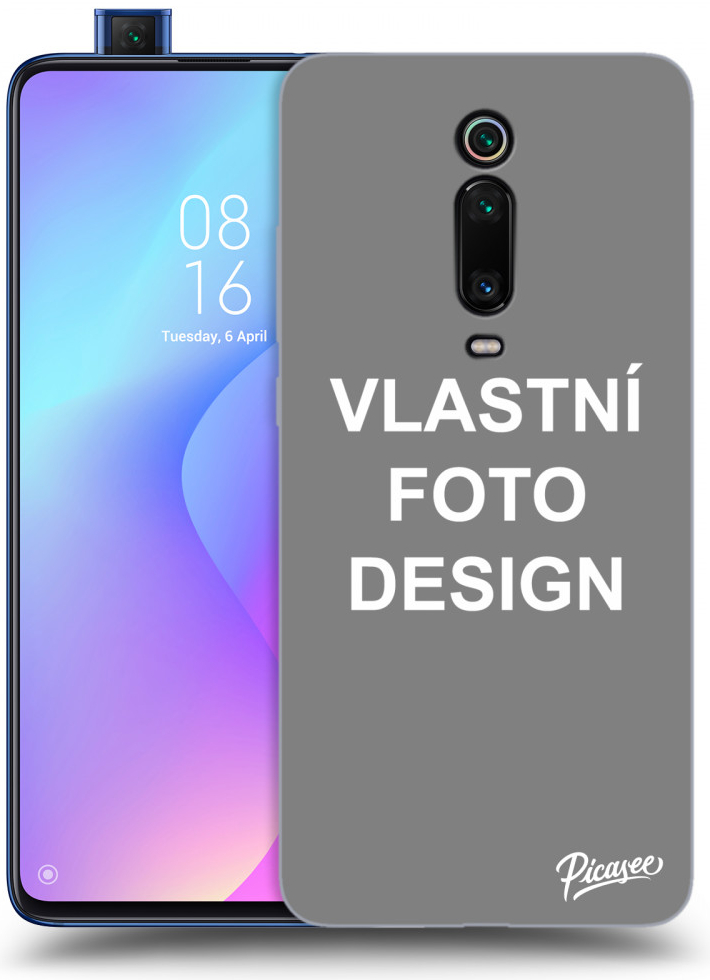 Pouzdro Picasee silikonový Xiaomi Mi 9T (Pro) - Vlastní design/motiv černé