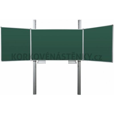 TRIPTYCH Školní tabule FINE K/PYLON AL 180 x 120 cm - TR K 180/120 ZZZZZ + PY jedn – Zboží Živě