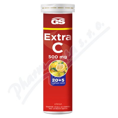 GS Extra C 500 citron eff. 20+5 tablet