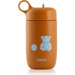 Equa Kids nerezová láhev na vodu pro děti Teddy Bear 400 ml hnědá – Zboží Dáma