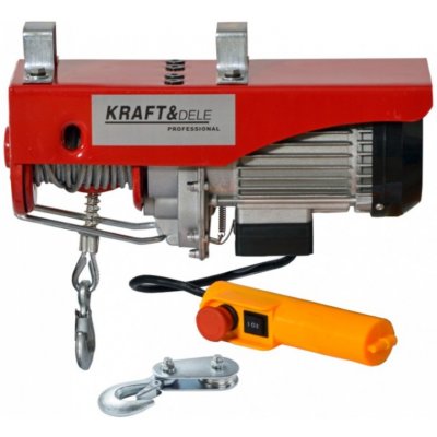 KRAFT&DELE KD1525 Elektrický lanový naviják 250/500kg 1000W jeřáb, kladkostroj | Zboží Auto