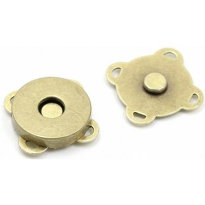 Pro Háčkování Magnetické zapínání 18 mm, staromosaz – Sleviste.cz