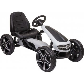 Hecht MERCEDES BENZ PEDAL GO KART WHITE šlapací autíčko