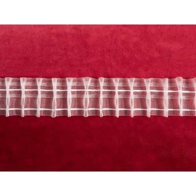Řasící stuha RS-005 vlnky - šířka 5 cm - řasení 1:2 – Zboží Dáma