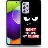 Pouzdro a kryt na mobilní telefon Samsung Picasee Ultimate Case Samsung Galaxy A52 5G Angry Eyes Transparent