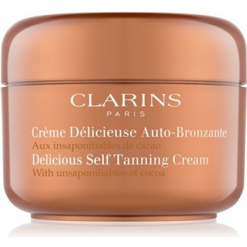 Clarins Radiance Plus samoopalovací krém na tělo a obličej s kakaovým máslem 125 ml