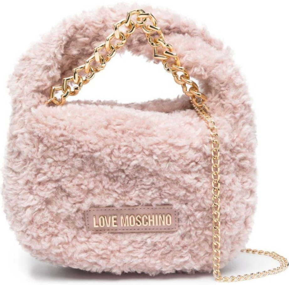 Love Moschino Bushy Pink crossbody kabelka Růžová