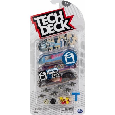 Tech Deck Spin Master Fingerboard čtyřbalení Druh fingerboardu SK8MAFIA – Hledejceny.cz