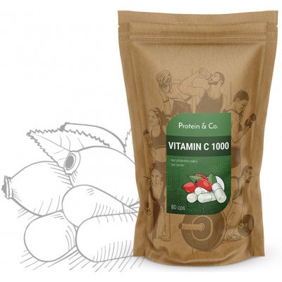 Protein&Co. Vitamin C 1000 mg 80 tablet – Hledejceny.cz