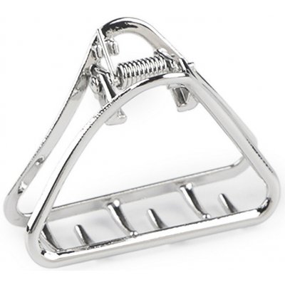 Kovový skřipec do vlasů stříbrná 1ks – Hledejceny.cz