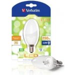 Verbatim LED žárovka E14 3,8W 250lm 25W typ B matná teplá bílá – Zboží Mobilmania
