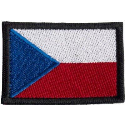 Nášivka: Vlajka Česká republika [80x50] [bsz] – Hledejceny.cz
