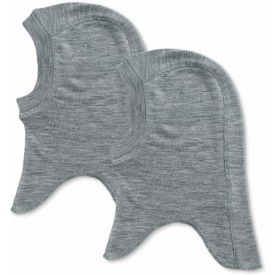 kukla z merino vlny 2 kusy šedá melange grey – Zboží Mobilmania