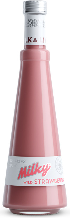 Metelka Milky Wild Strawberry 14,4% 0,5 l (holá láhev)