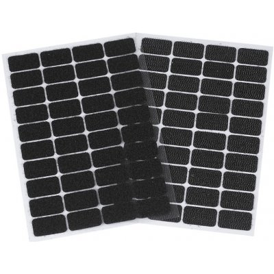 Suchý zip samolepicí obdélníčky 15x25 mm, malé, 2 černá – Zboží Mobilmania