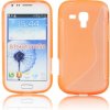 Pouzdro a kryt na mobilní telefon Samsung Pouzdro ForCell Lux S Samsung S7560/S7562 oranžové