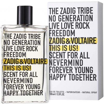Zadig & Voltaire This is Us! toaletní voda unisex 100 ml – Zboží Mobilmania