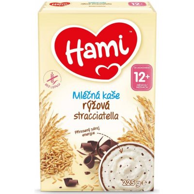 Hami Mléčná kaše rýžová straciatella 225 g – Zboží Mobilmania