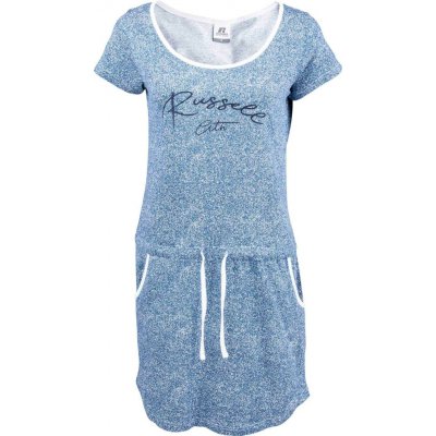 Russell Athletic WOMEN DRESS modrá Bílá Tmavě modrá – Sleviste.cz
