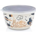 Metalac Retro Kitchen smaltovaná miska s plastovým víčkem 1,7 l 16 cm – Zboží Mobilmania