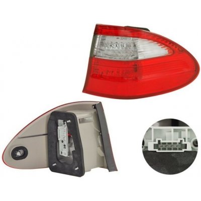 ZADNÍ SVĚTLO, LAMPA PRAVÉ KOMBI (ELEGANCE) MERCEDES E-KLASSE (W211) 03.02-06.06 OE: A2118201264, 2118201264 715010742002, LLF541 Oem/oes – Zboží Mobilmania