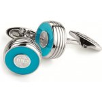 Montegrappa manžetové knoflíčky Piacere cyan – Zboží Dáma