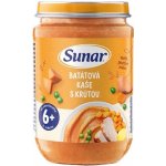 Sunar Batátová kaše s krůtou 190 g – Zboží Dáma