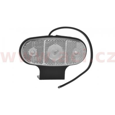 ACI Poziční světlo oválné bílé LED s držákem 12/24V TRUCK L=P – Hledejceny.cz