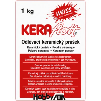 KERAFLOTT 1Kg – kreativní hmota pro odlévání – Hledejceny.cz