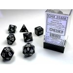 Chessex Sada 7 kostek černá/bílá – Zbozi.Blesk.cz