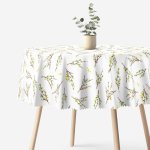 Goldea velikonoční kulatý teflonový ubrus kočičky Ø 100 cm – Hledejceny.cz