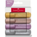 Faber-Castell Textliner 46 Metallic zvýrazňovač sada 4 barev 254674 – Zboží Živě
