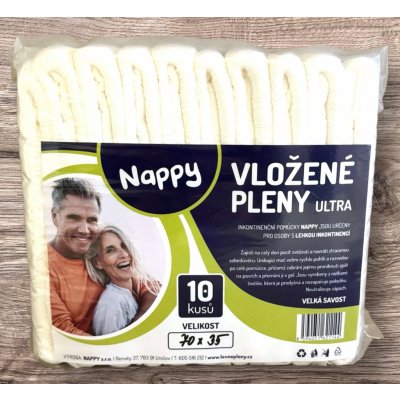 Nappy Ultra 70 x 35 cm 10 ks – Zboží Dáma