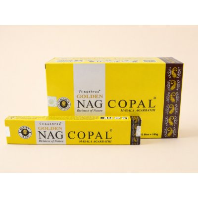 Vijayshree Vonné tyčinky Golden Nag Copal 15 g – Hledejceny.cz
