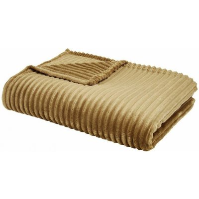 TODAY pléd Ribbed Bronze 150x200 – Zboží Mobilmania