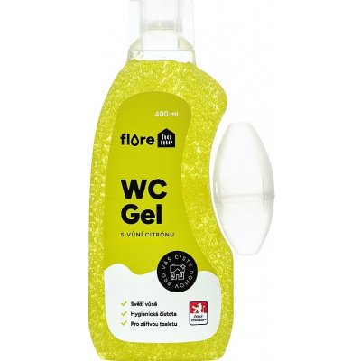 Flore WC gel gel do košíčků toalet Lemon 400 ml – Sleviste.cz