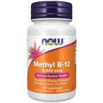 Now Foods Foods Methyl B-12 5 000 mcg 60 pastilek – Hledejceny.cz